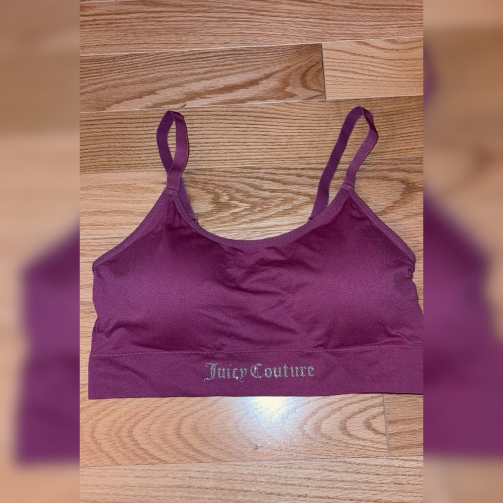 Juicy Couture Women's Burgundy Bralette